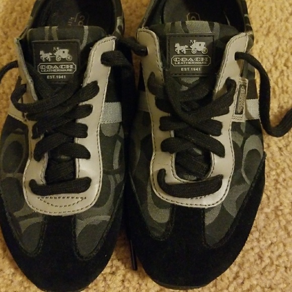 Coach Shoes - Coach Kinsley Black & Gray Shoe